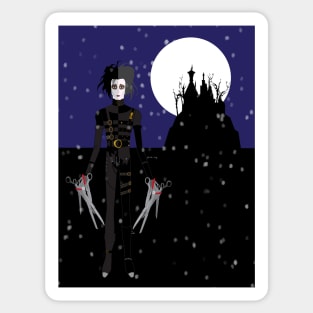 Scissor Hands Sticker